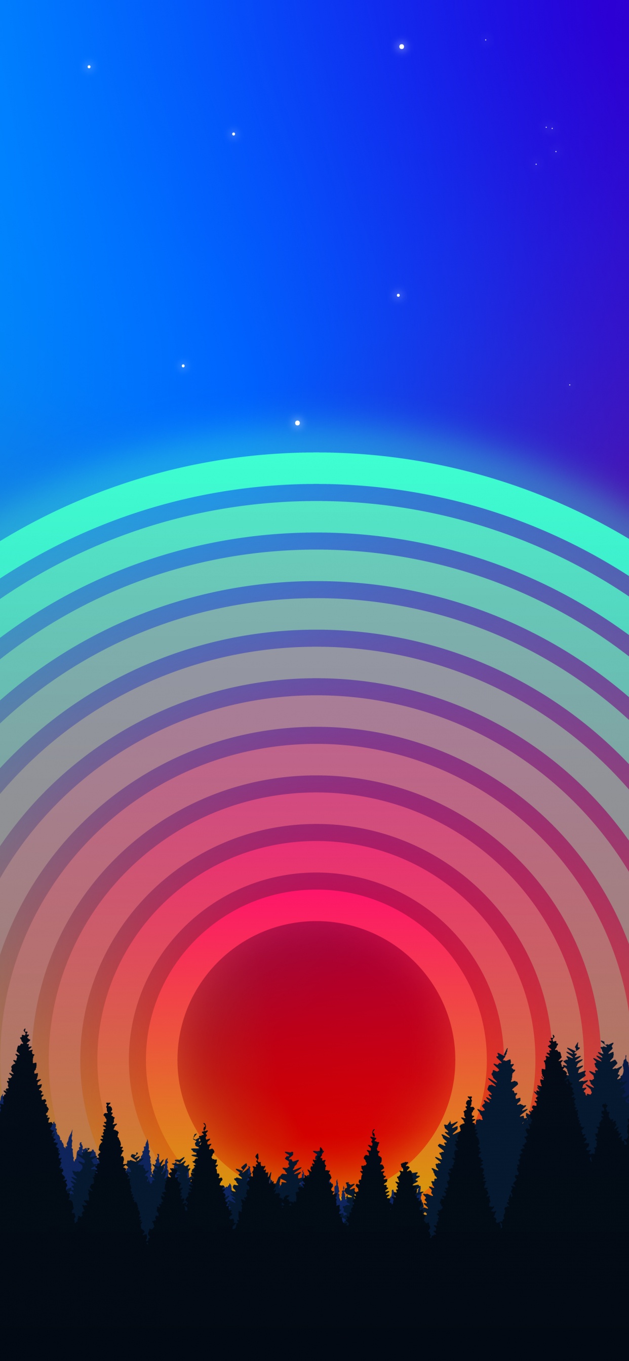 Обои Национальный Парк Казиранга, атмосфера, мир, природный ландшафт, пурпур в разрешении 1242x2688