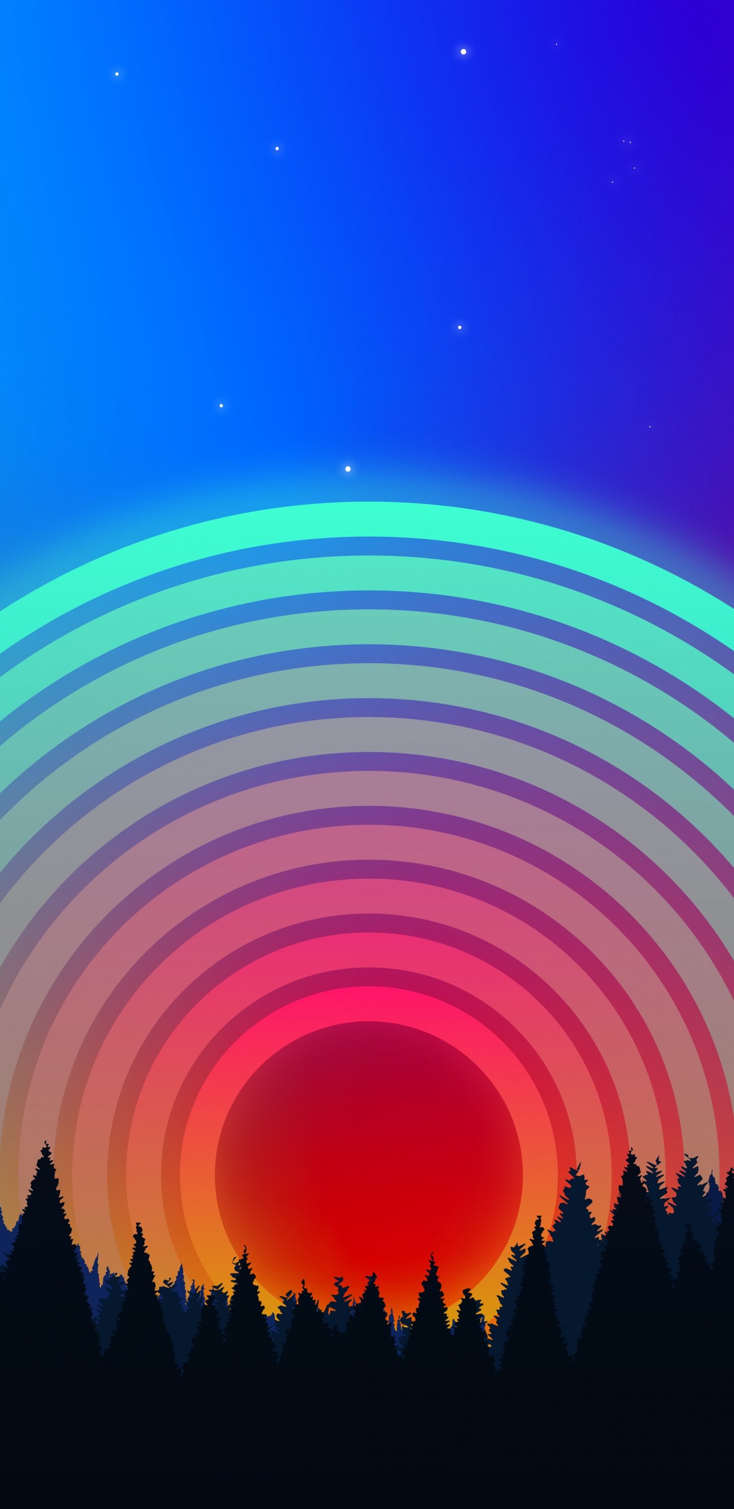 Обои Национальный Парк Казиранга, атмосфера, мир, природный ландшафт, пурпур в разрешении 1440x2960