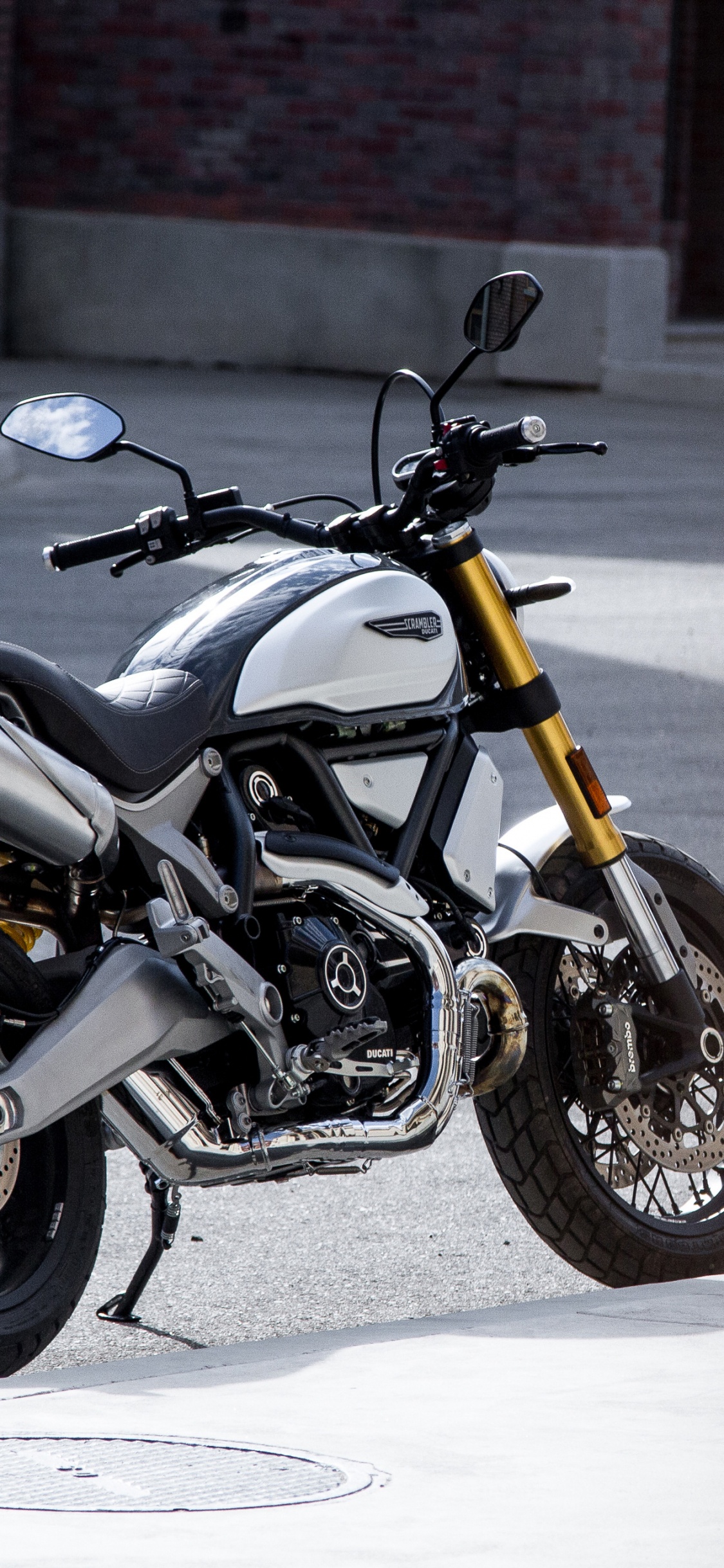 Обои Дукати Скремблер 2018 1100, скремблер, мотоцикл, ducati, авто в разрешении 1125x2436
