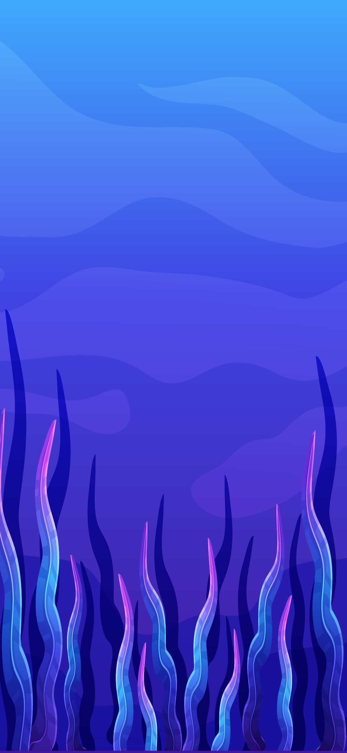 Обои электрик, пурпур, лазурный, синий, Фиолетовый в разрешении 1125x2436