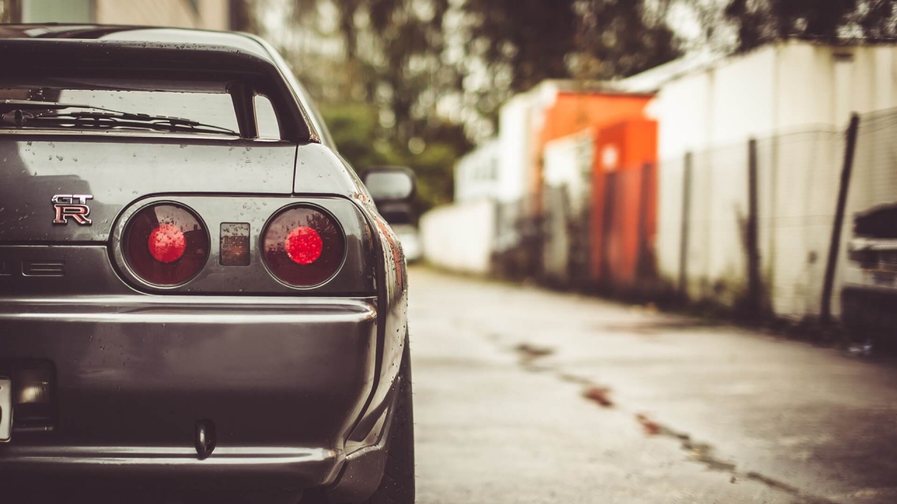 Обои авто, Ниссан, спорткар, автомобильное освещение, колесо в разрешении 1280x720