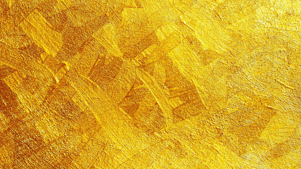 Обои золото, текстура, желтый, узор, живопись в разрешении 1280x720