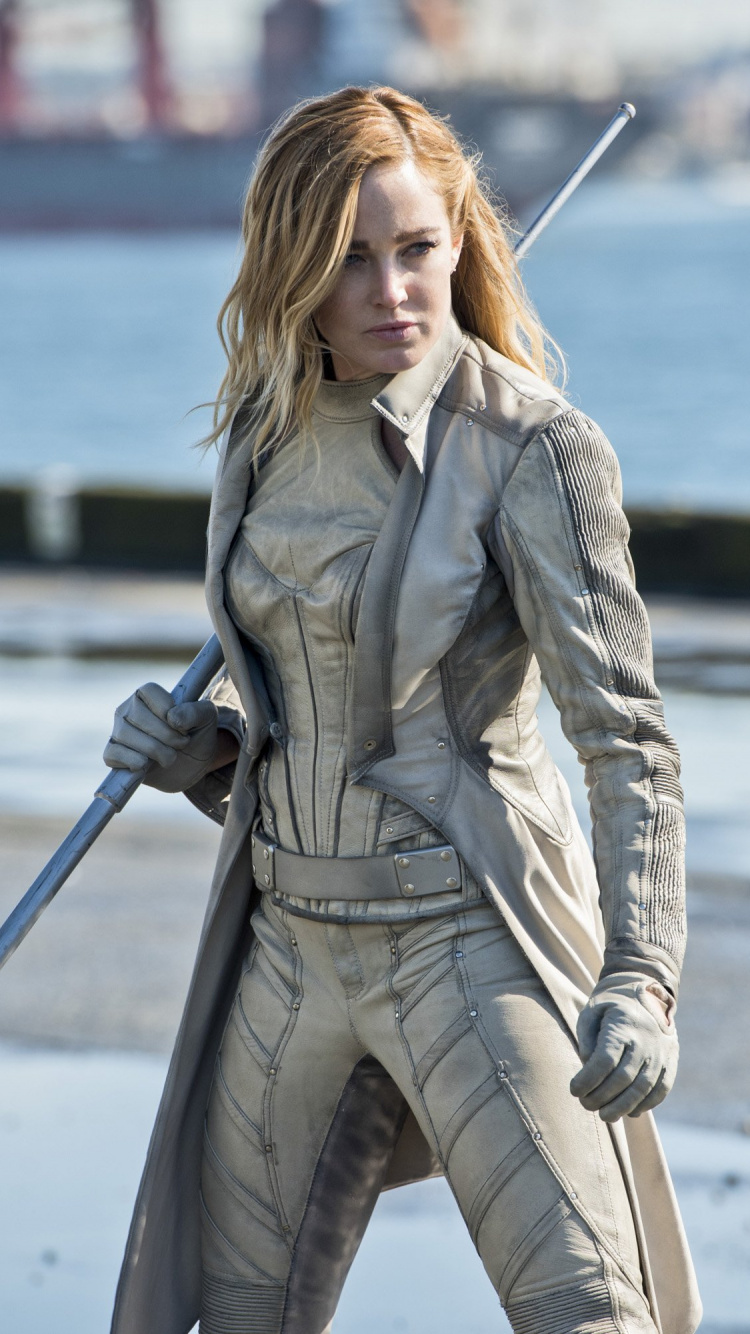 Обои Кэйти Лотц, Сара Лэнс, РСУ Легенды Завтрашнего Дня, Черная Канарейка, уличная мода в разрешении 750x1334