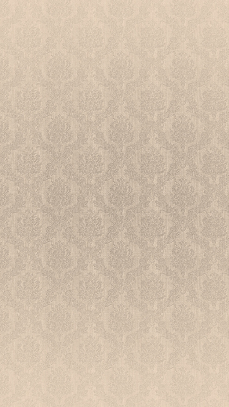 Обои узор, цвет беж, дизайн в разрешении 750x1334