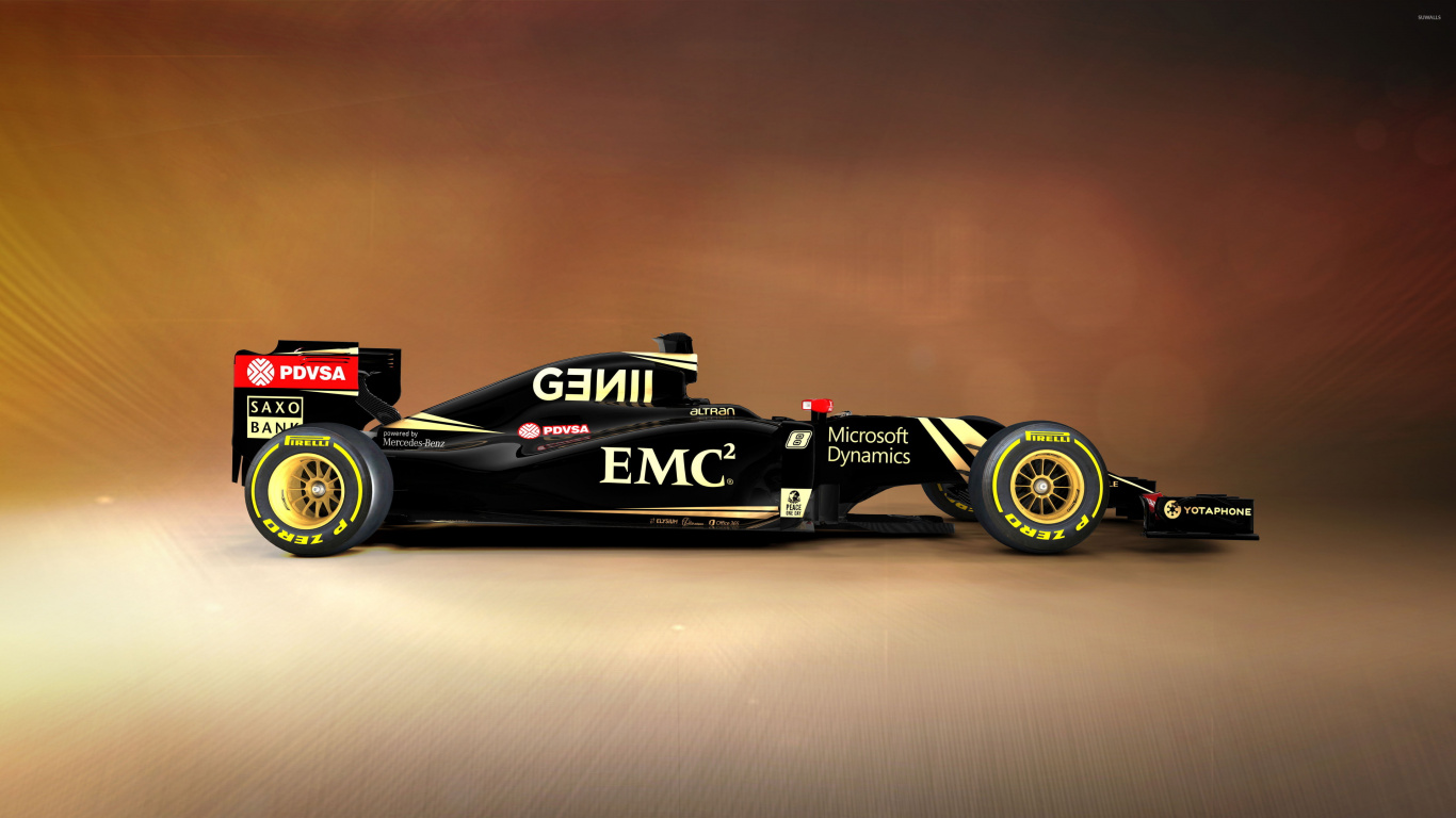 Обои Лотус Ф1, авто, Лотус Е23 Гибрид, автогонки, формула один автомобиль в разрешении 1366x768