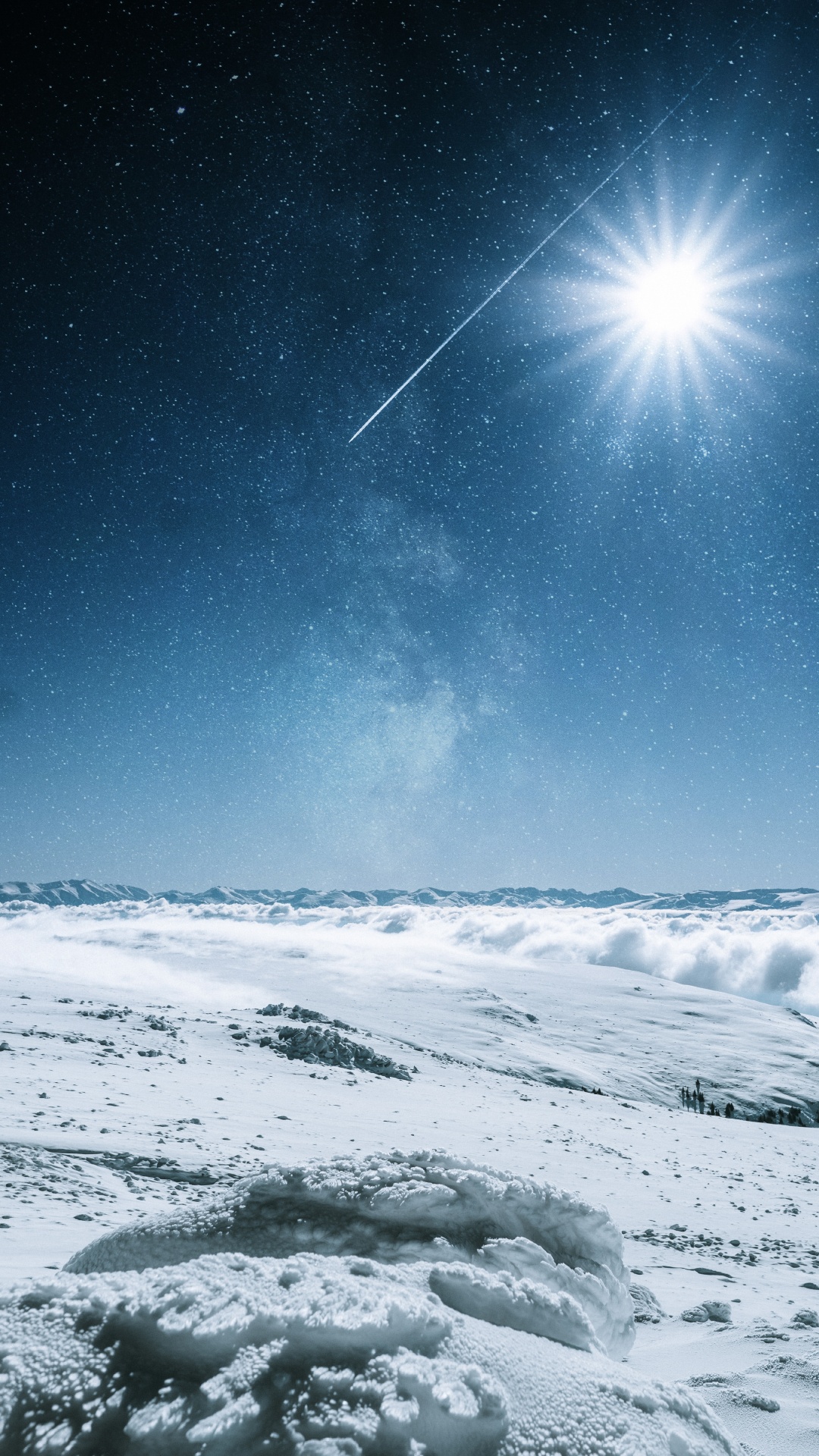 Обои атмосфера, земля, дневное время, свет, вода в разрешении 1080x1920