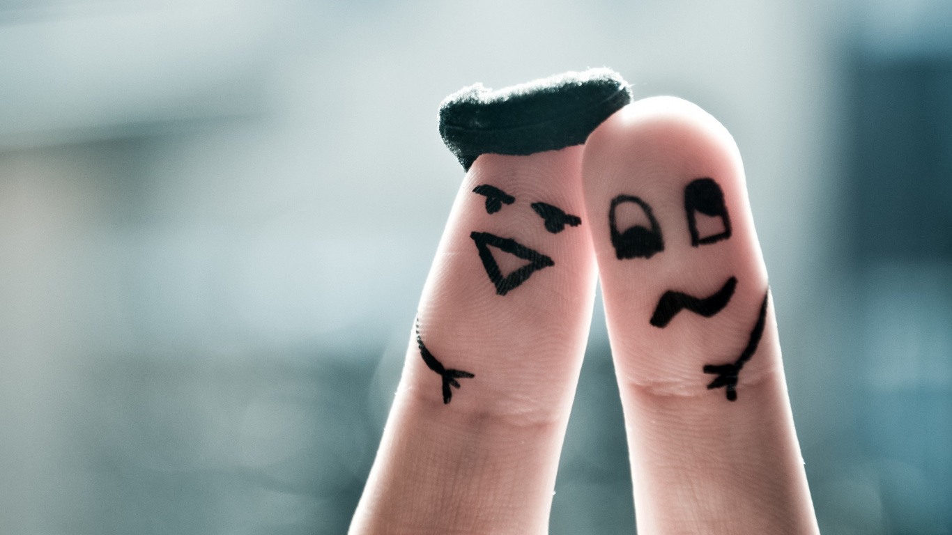 Обои дружба, котировка, палец, кожа, ноготь в разрешении 1366x768