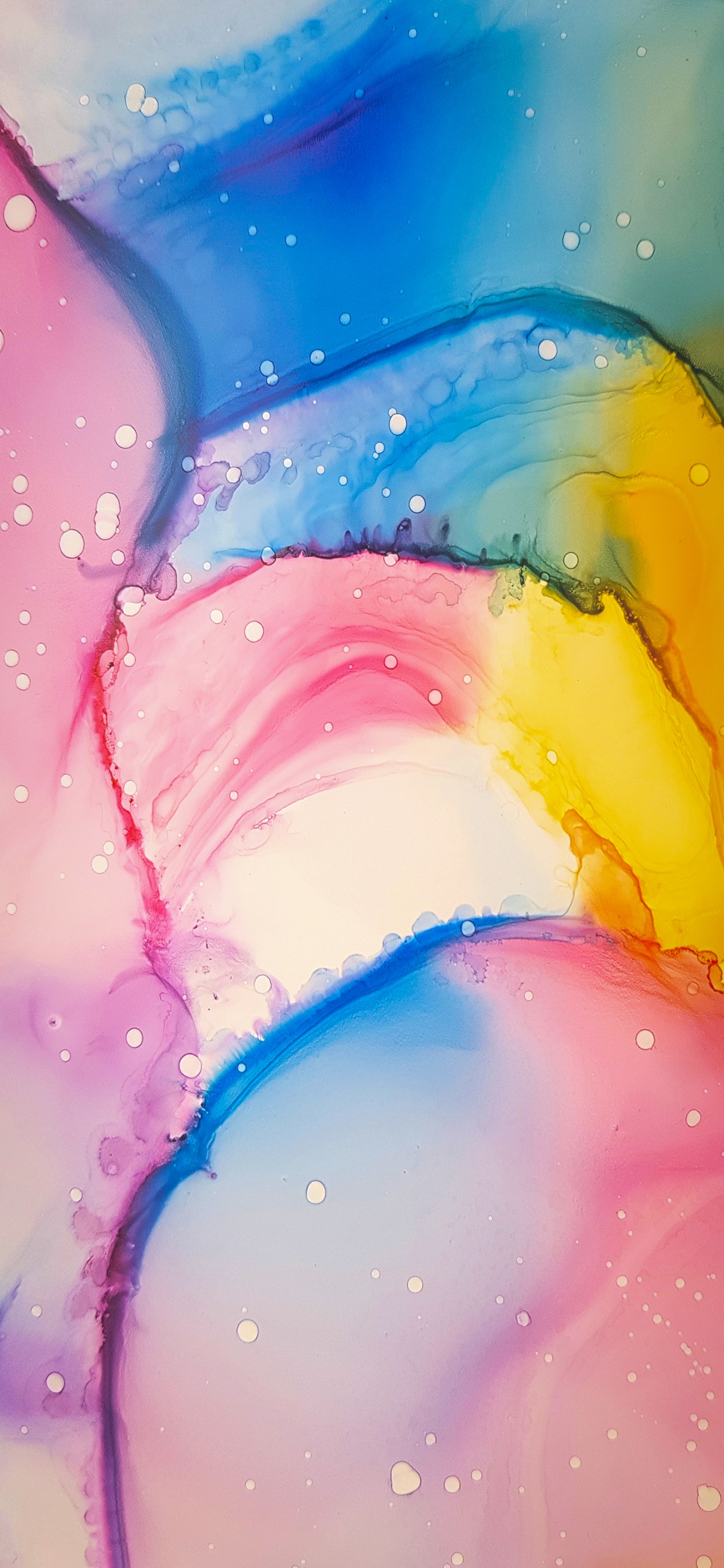 Обои акварельные краски, акварельная живопись, живопись, постер, арт в разрешении 1242x2688