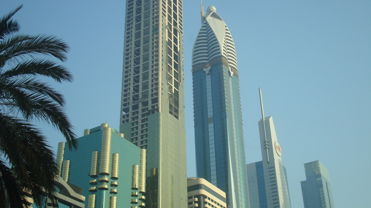 Обои Эмираты, небоскреб, башня, город, метрополия в разрешении 1280x720