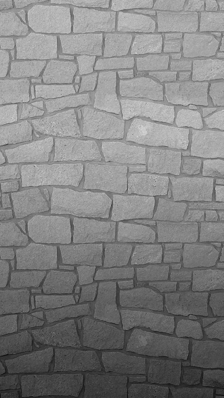 Обои текстура, стена, узор, каменная стена, монохромный в разрешении 750x1334