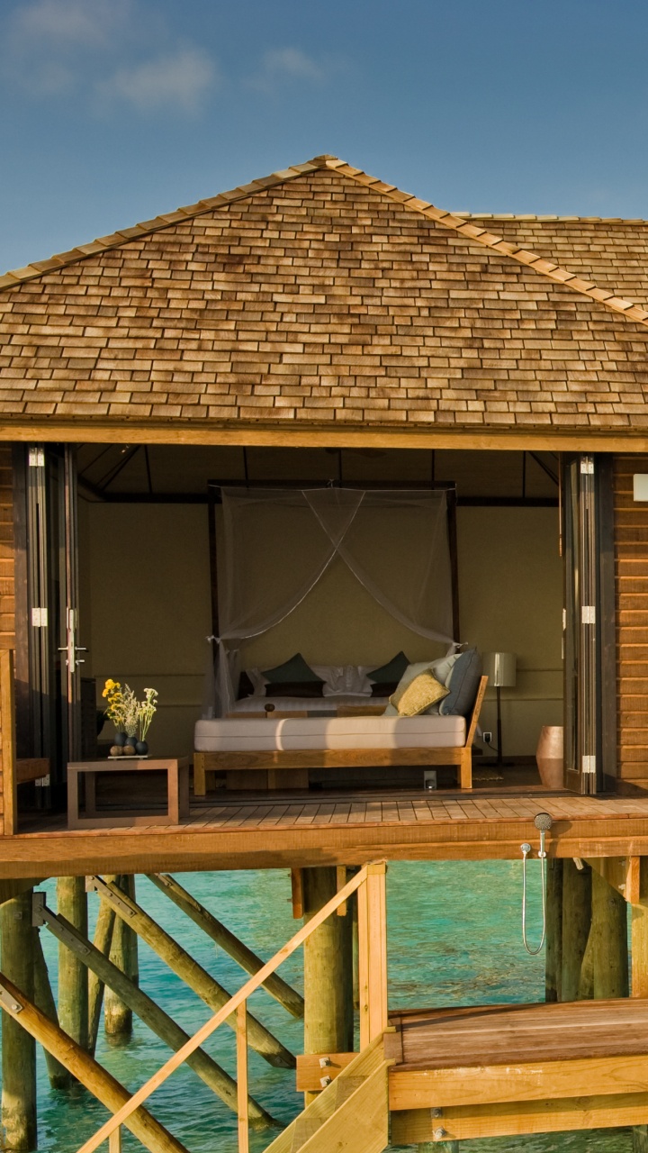 Обои прибежище, пляж, спа, морской курорт, Хаус в разрешении 720x1280