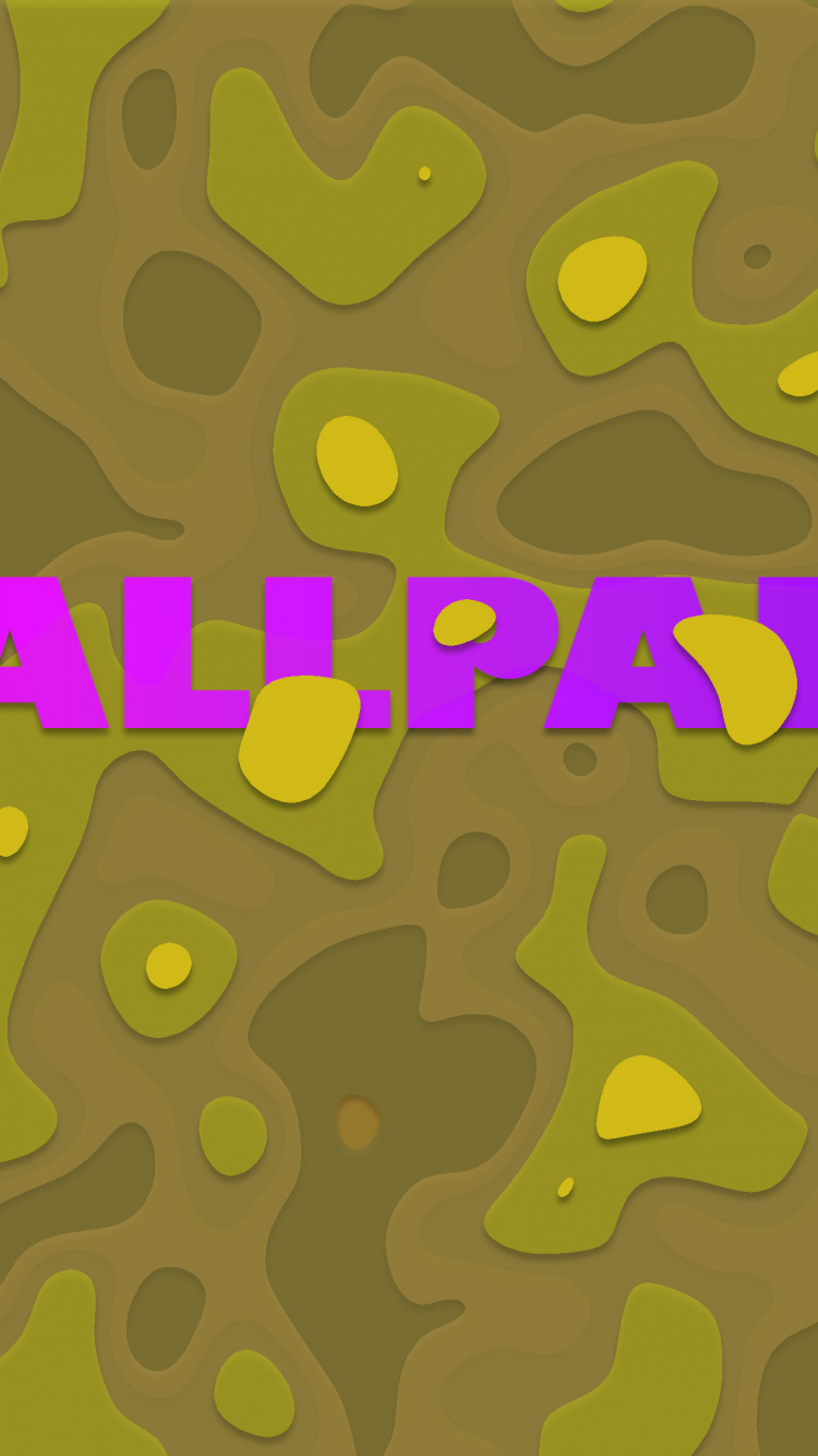 Обои желтый, текст, узор, дизайн, ткань в разрешении 750x1334