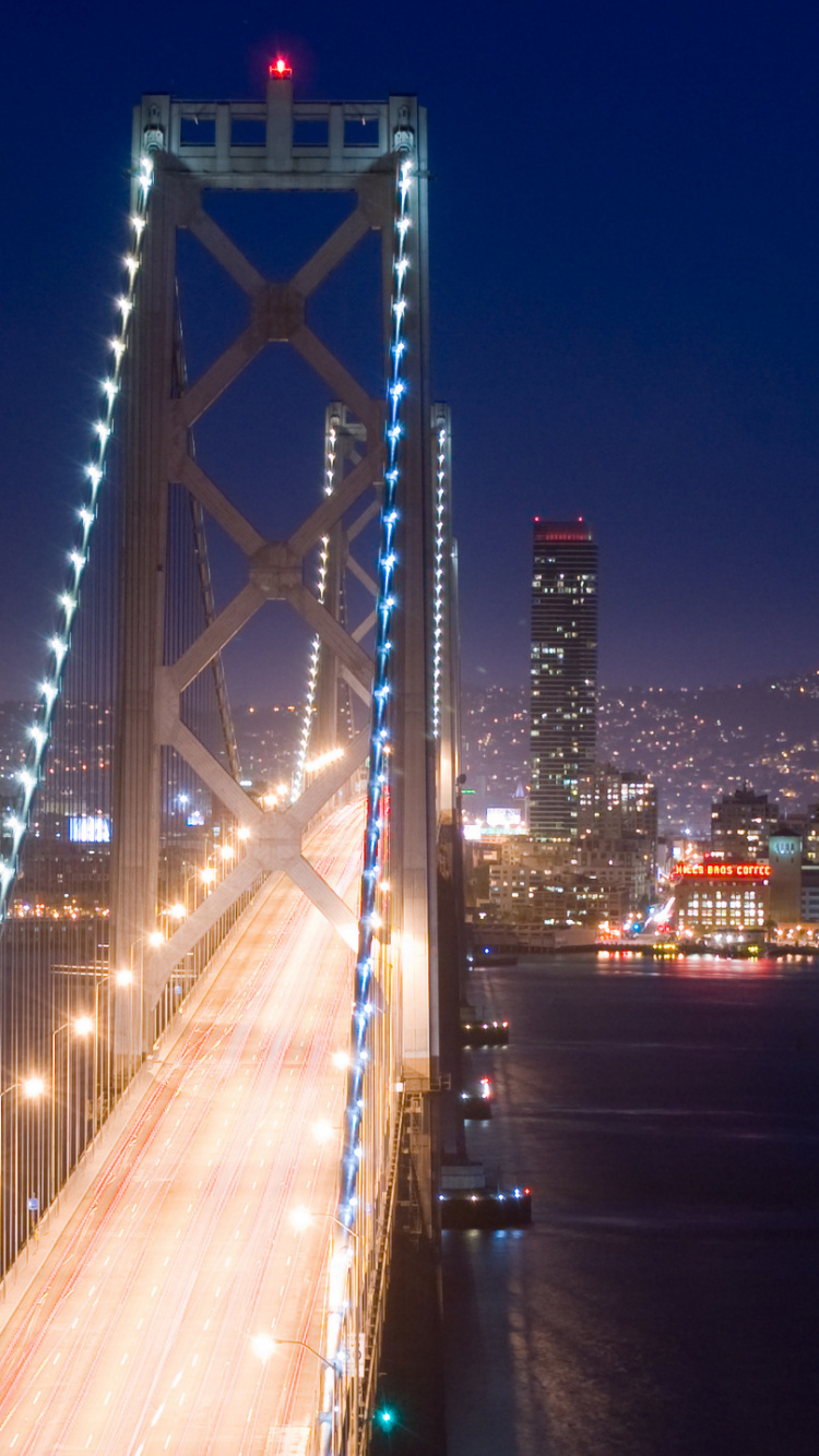 Обои городской район, городской пейзаж, ночь, город, ориентир в разрешении 750x1334