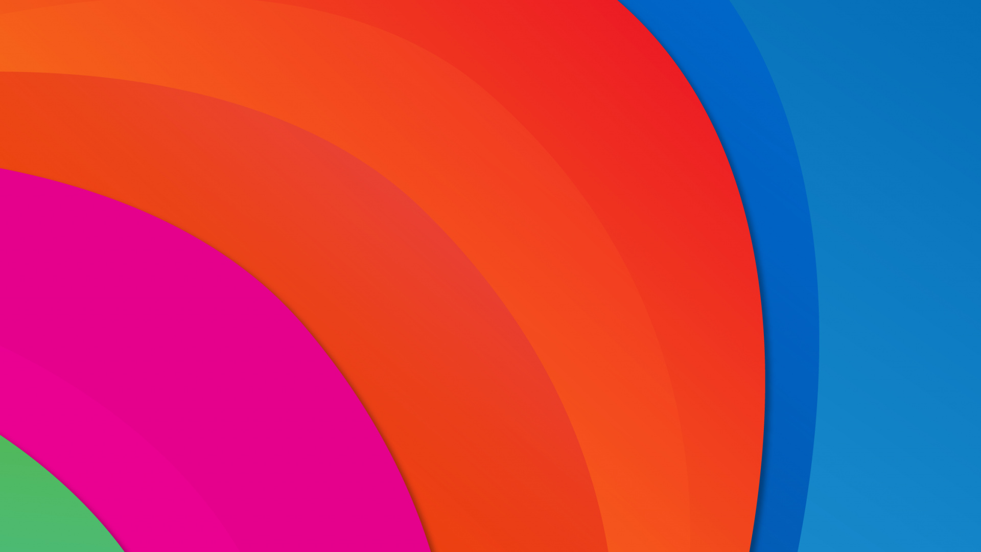Обои Оранжевый цвет, графический дизайн, математика, красочность, лазурный в разрешении 1920x1080