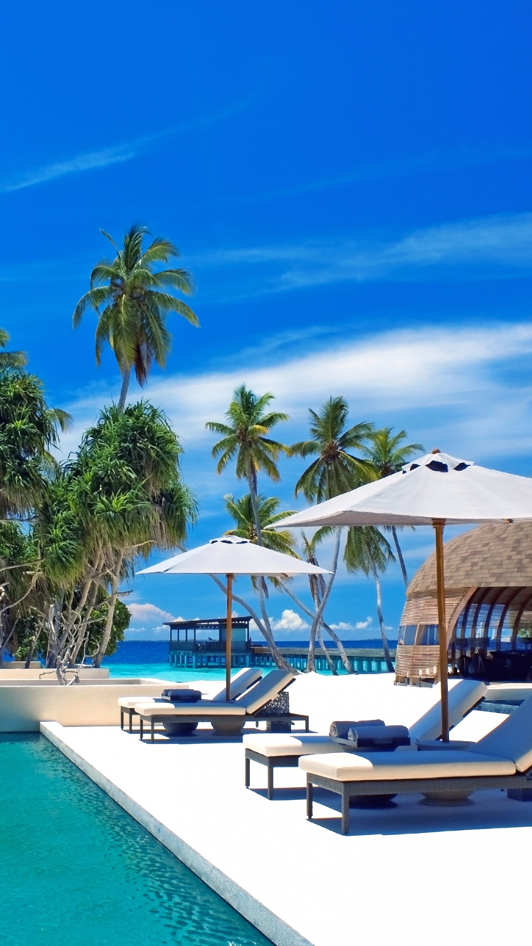 Обои Парк Hyatt Hadahaa Мальдивы, путешествие, прибежище, Алила отели и курорты, свойство в разрешении 1080x1920
