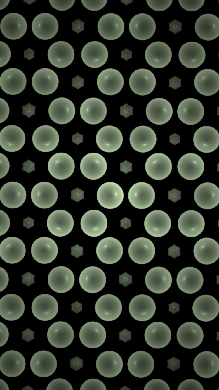 Обои круг, узор, дизайн, горошек, музыка в разрешении 750x1334