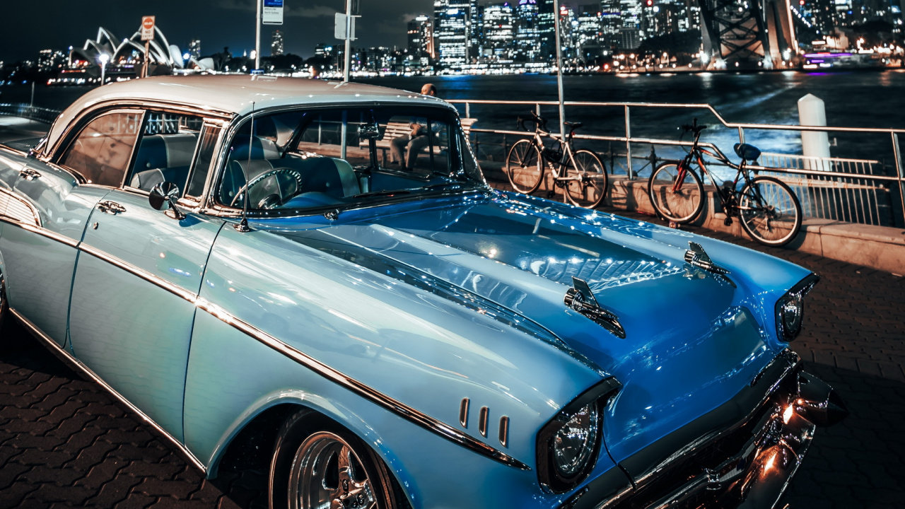 Обои легковые автомобили, Шевроле, классический автомобиль, старинная машина, Олдсмобил в разрешении 1280x720