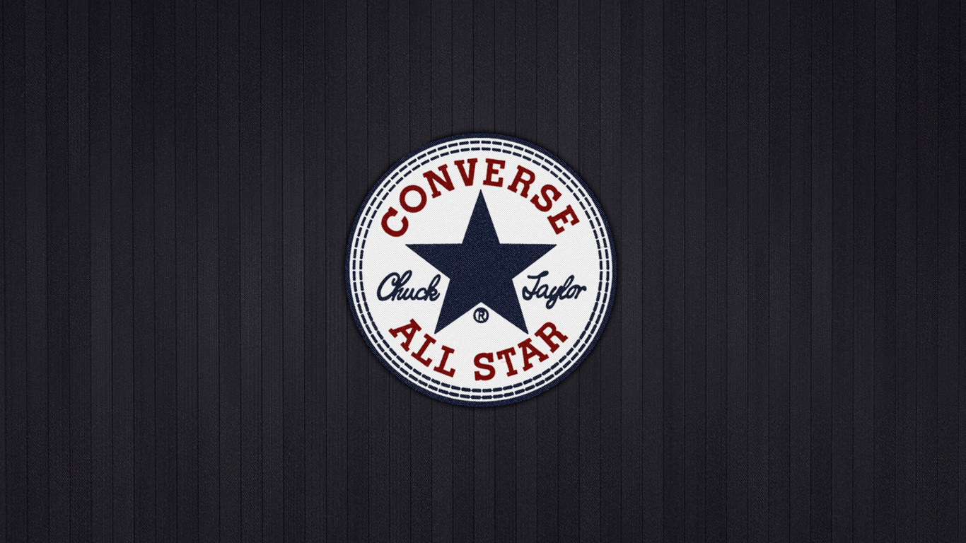 Обои обратное, графика, Конверс все звезды, лого, значок в разрешении 1366x768