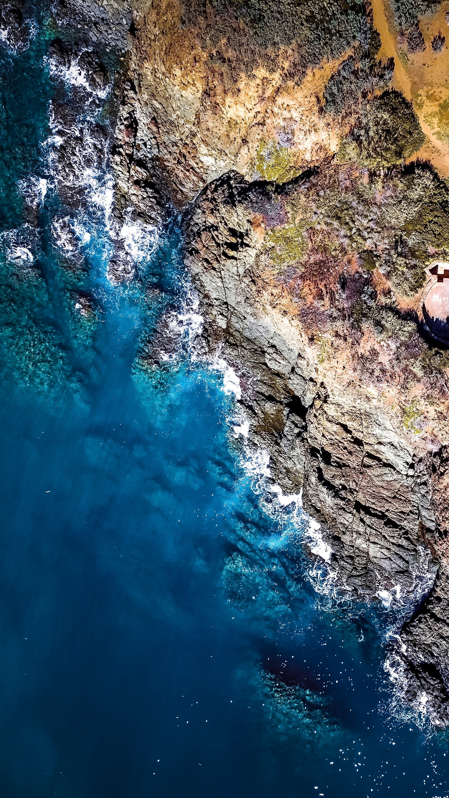 Обои отражение, земля, гидроресурсы, вода, водоем в разрешении 1440x2560