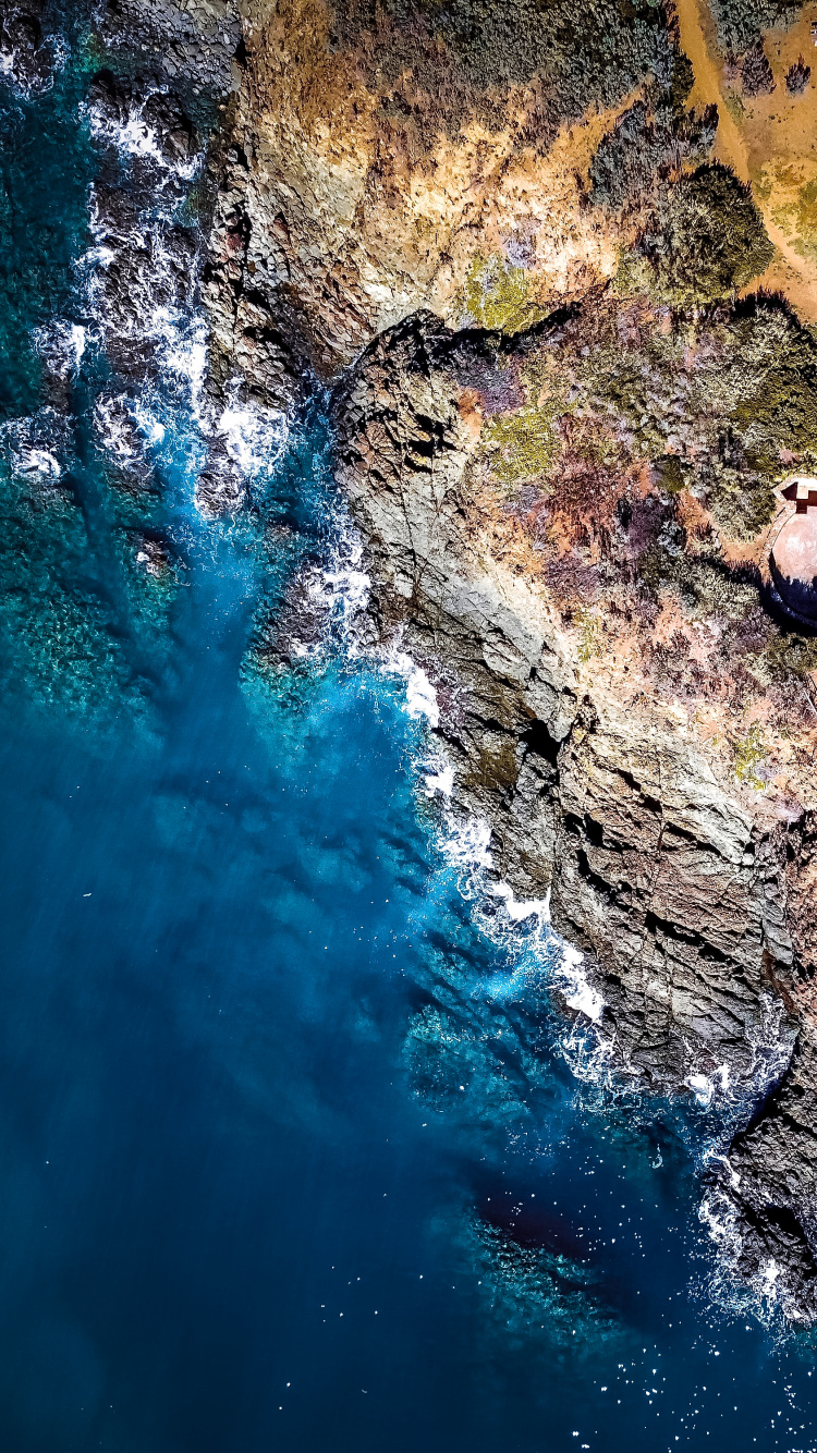 Обои отражение, земля, гидроресурсы, вода, водоем в разрешении 750x1334