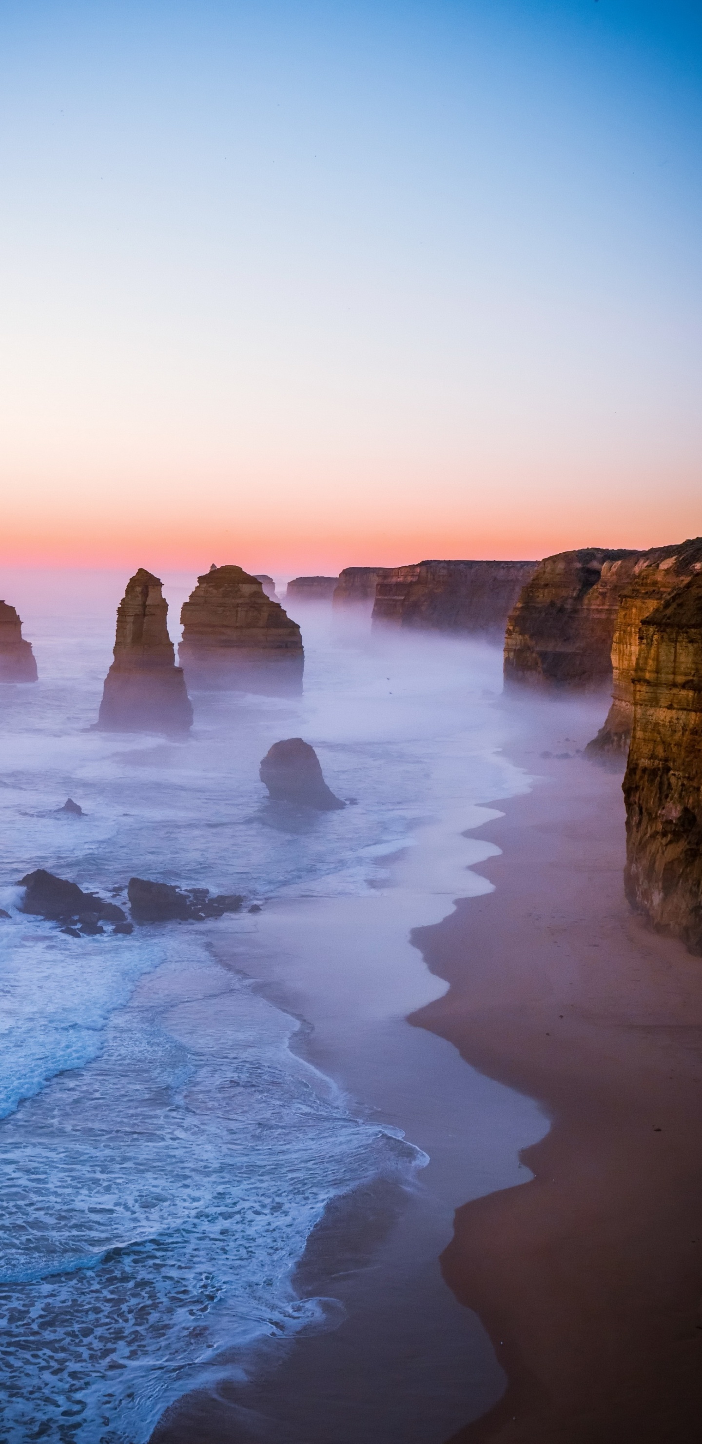 Обои море, побережье, вода, гидроресурсы, природный ландшафт в разрешении 1440x2960