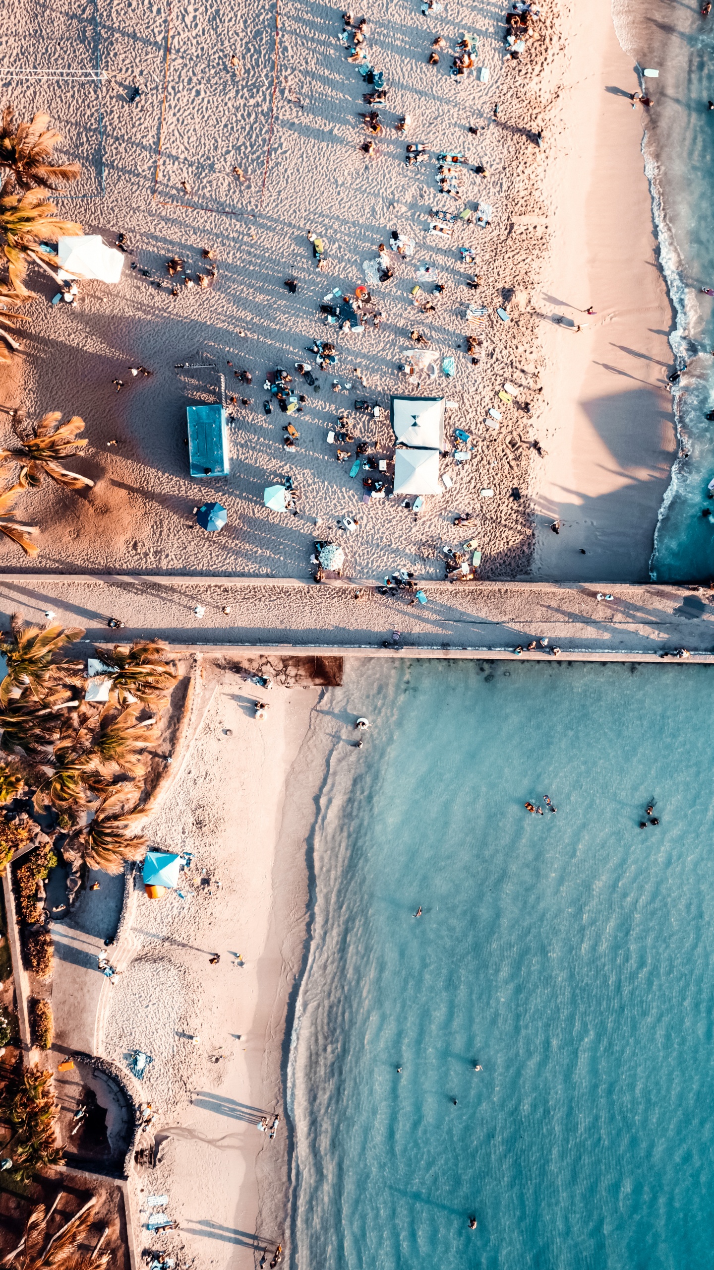 Обои стена, Гавайи, вода, гидроресурсы, море в разрешении 1440x2560