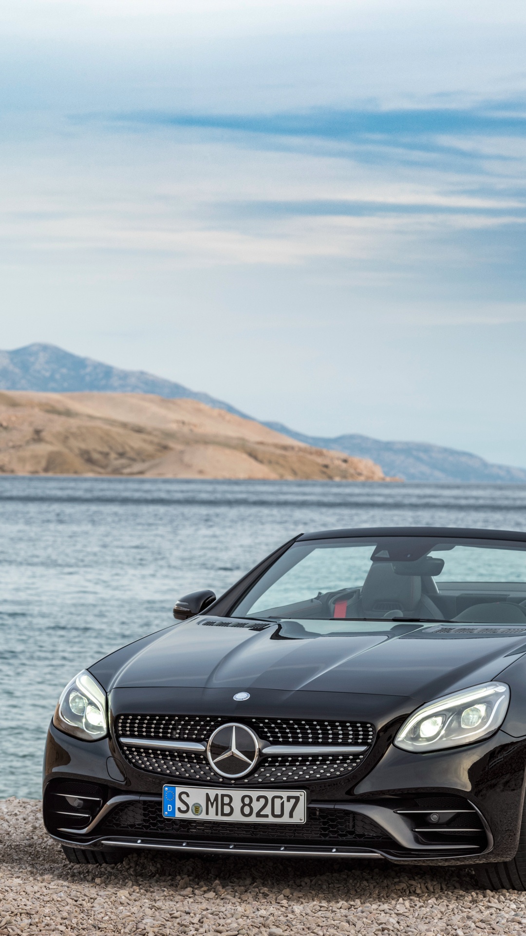 Обои авто, 2017 Мерседес-Бенц АМГ SLC43, Кабриолет, Мерседес-Бенц СЛК-класс, mercedes benz в разрешении 1080x1920