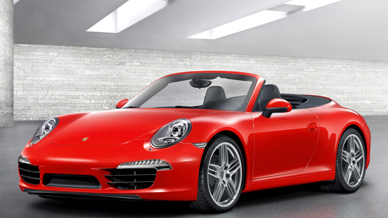 Обои Порше, спорткар, авто, Кабриолет, спортивный автомобиль в разрешении 1280x720