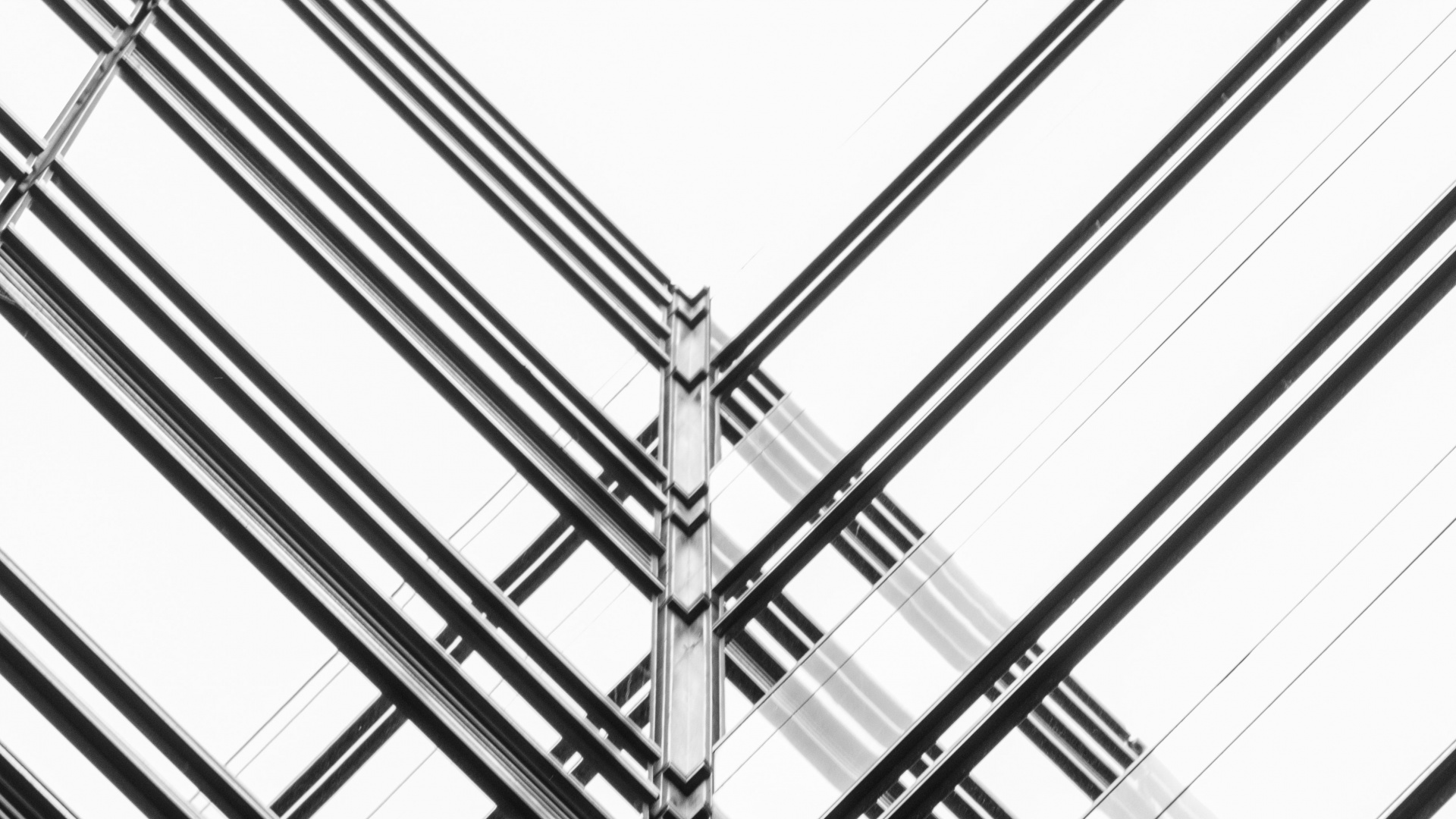 Обои архитектура, фасад, линия, металл, дневное освещение в разрешении 1920x1080