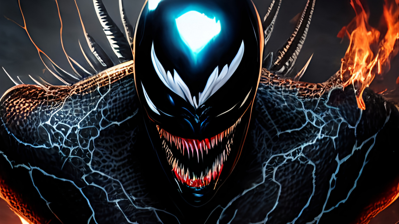 Обои мультфильм, газ, арт, электрик, темнота в разрешении 1366x768