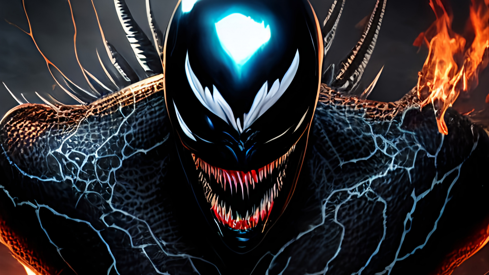 Обои мультфильм, газ, арт, электрик, темнота в разрешении 1920x1080