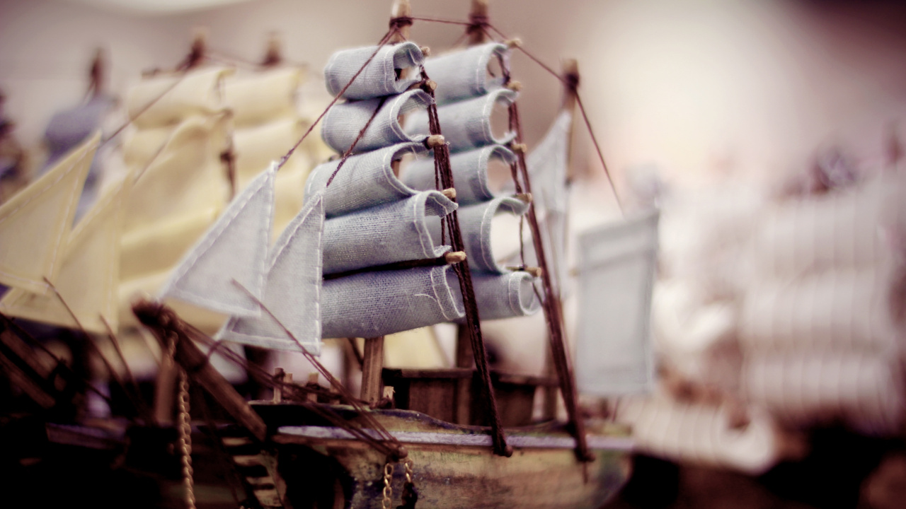 Обои парусник, клипер, галеон, каравелла, барк в разрешении 1280x720