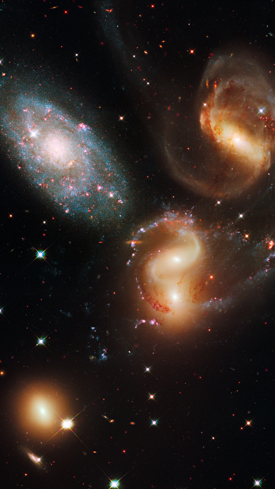 Обои космический телескоп Хаббл, Галактика, Астрономия, космическое пространство, астрономический объект в разрешении 1080x1920