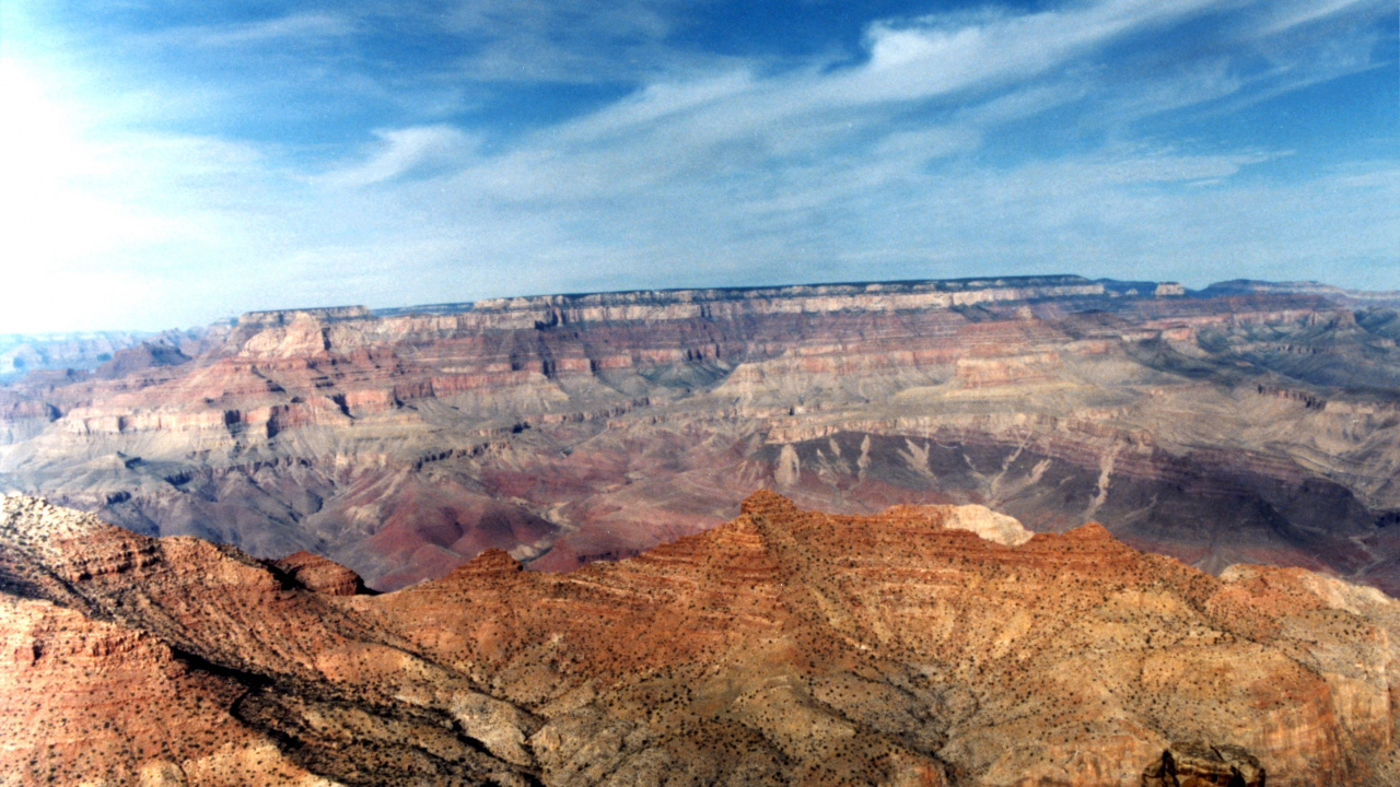 Обои национальный парк Гранд каньон, геология, национальный парк, каньон, парк в разрешении 1280x720