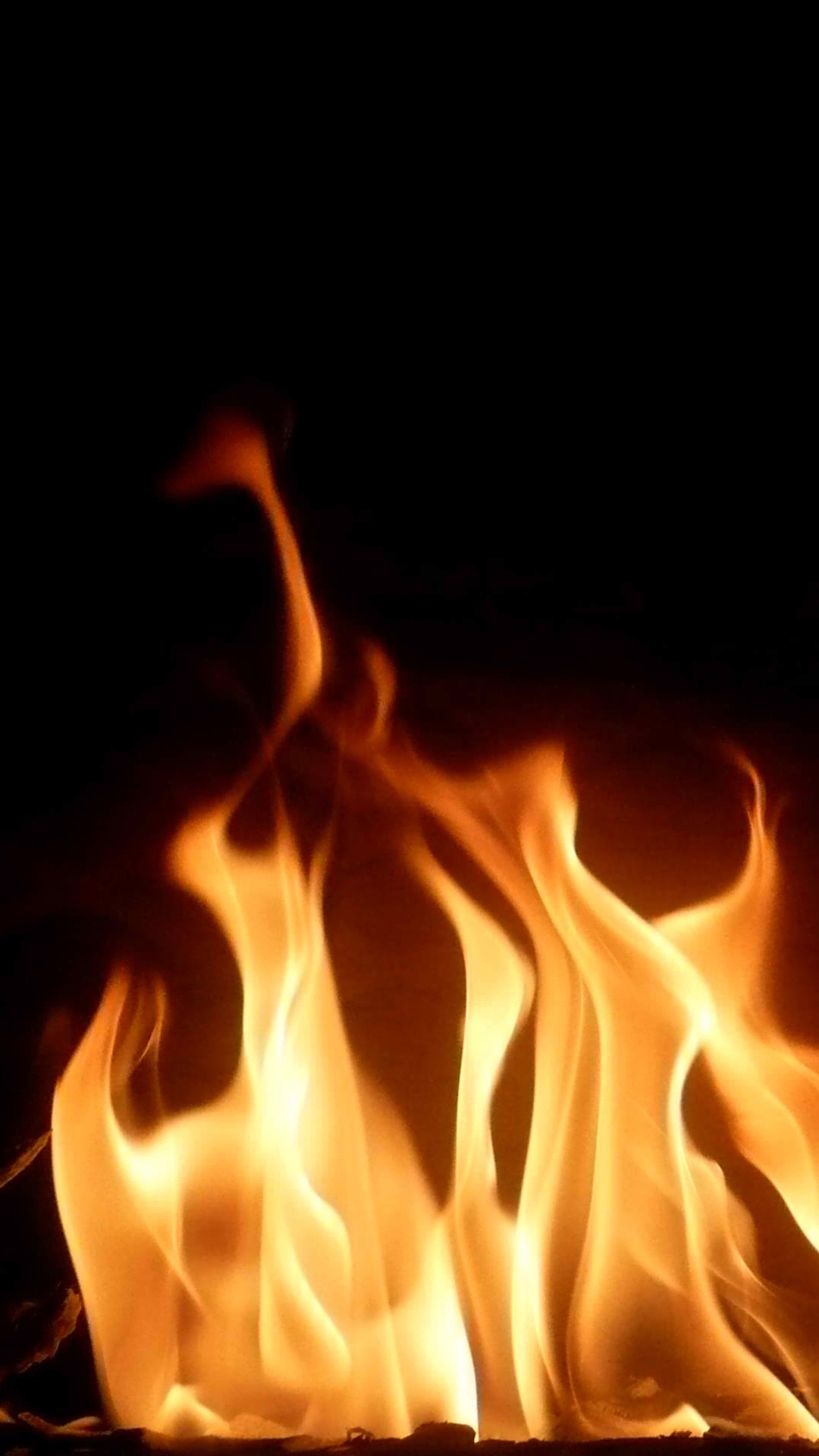 Обои огонь, пламя, тепло, костер, пожарная безопасность в разрешении 1080x1920