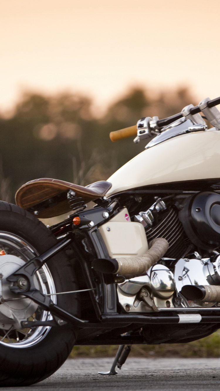Обои мотоцикл, Харлей Дэвидсон, Кафе рейсер, шина, колесо в разрешении 750x1334