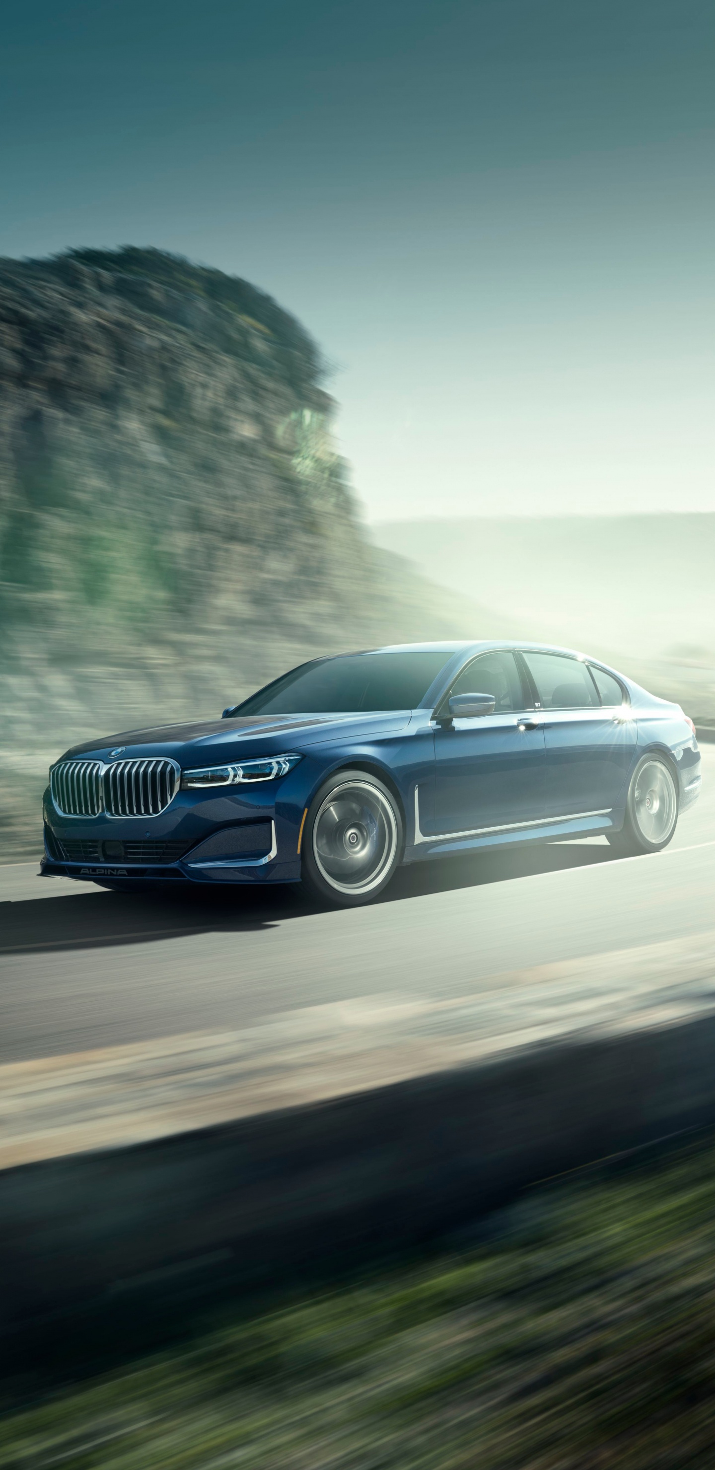 Обои Серии BMW 2020 7, авто, Альпина, Альпина Б7, спортивный седан в разрешении 1440x2960