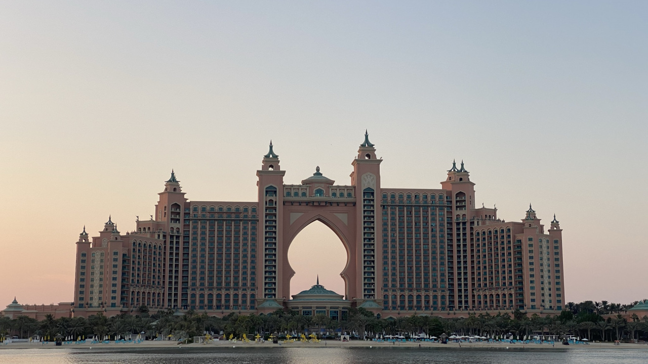 Обои Дубай, Атлантис Палм, отель Atlantis, Бурдж Аль араб, Атлантис Багамы в разрешении 1280x720