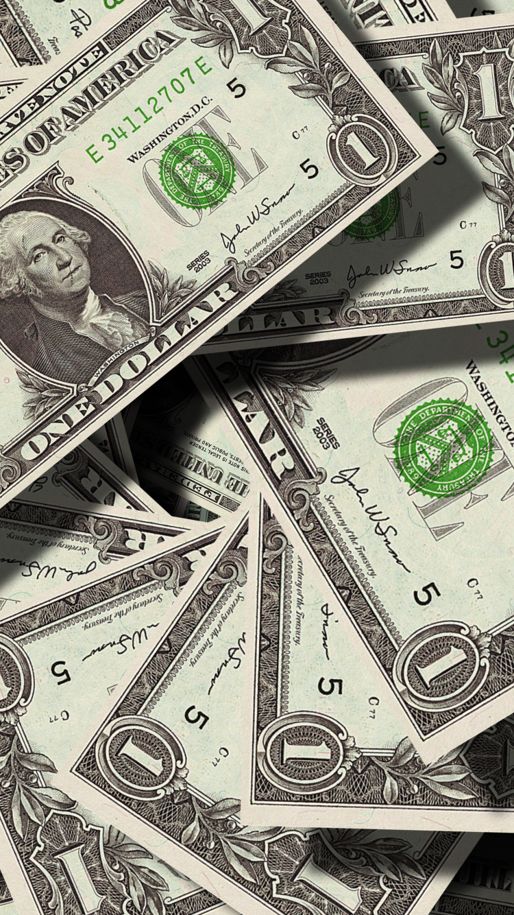 Обои деньги, наличные деньги, Валюта, экономия, банкнота в разрешении 750x1334