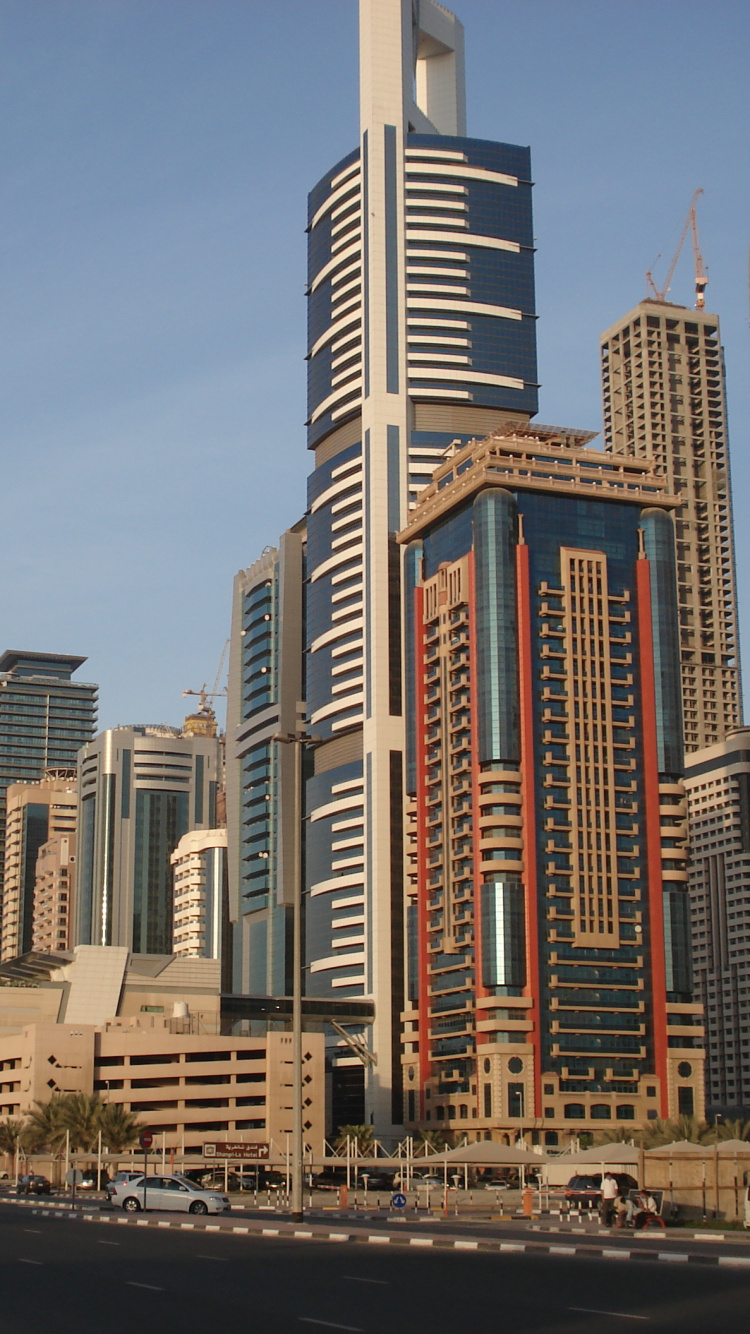 Обои небоскреб, город, метрополия, городской район, башня в разрешении 750x1334