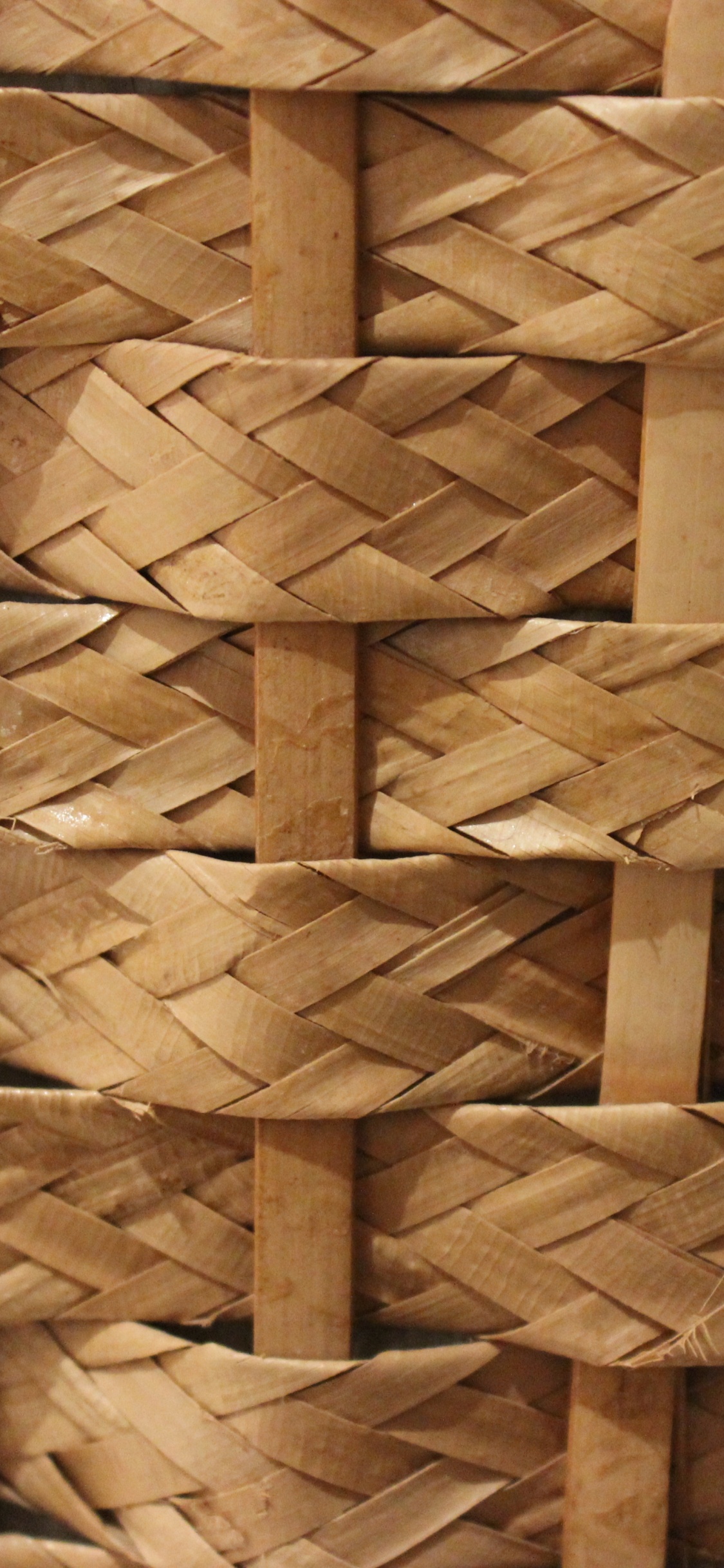 Обои плетеные, текстура, древесина, узор, солома в разрешении 1125x2436