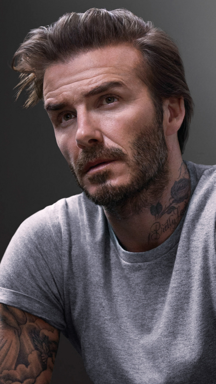 Обои Дэвид Бекхэм, знаменитость, волосы, волосы на лице, подбородок в разрешении 750x1334