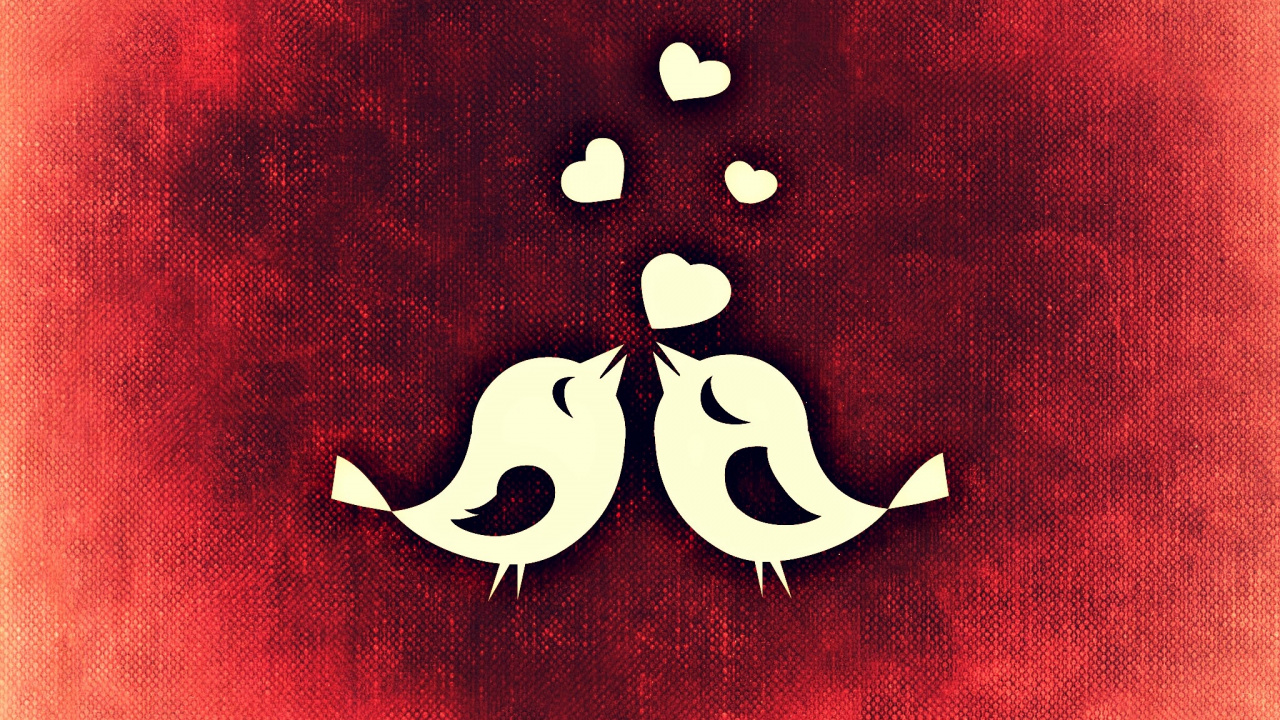 Обои День Святого Валентина, котировка, иллюстрация, арт, графика в разрешении 1280x720