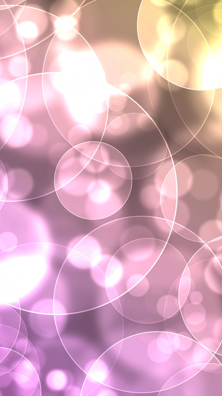 Обои боке, текстура, пурпур, розовый, сирень в разрешении 750x1334