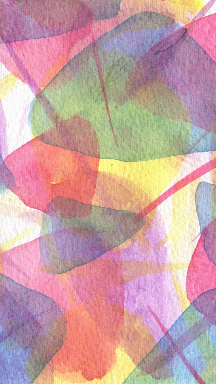 Обои акварельная живопись, живопись, арт, узор, акварельные краски в разрешении 750x1334