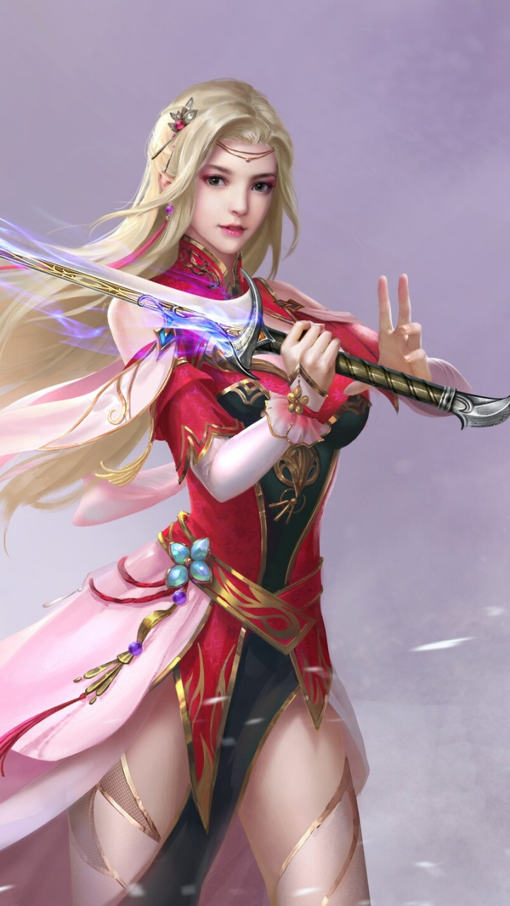 Обои арт, фантастическое искусство, ангел, крыло, сверхъестественное существо в разрешении 720x1280