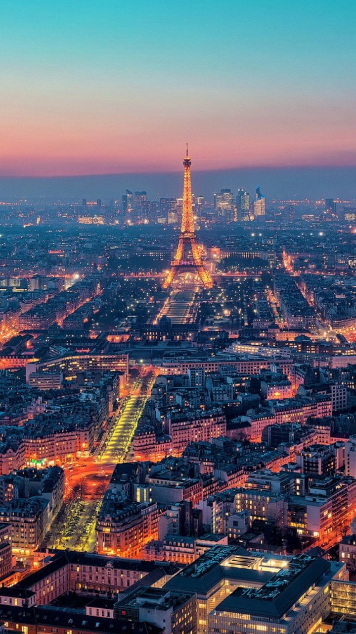 Обои Париж, городской пейзаж, городской район, город, метрополия в разрешении 720x1280