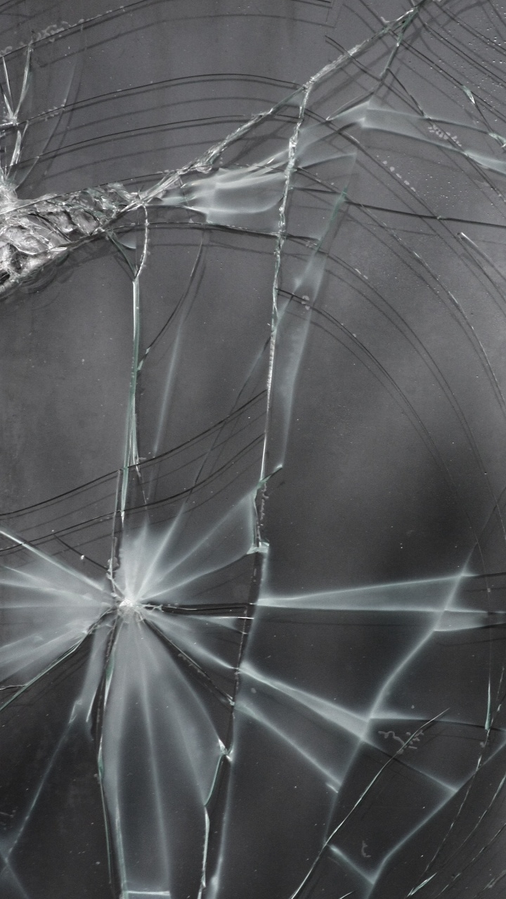 Обои окно, стекло, текстура, черный, паутина в разрешении 720x1280