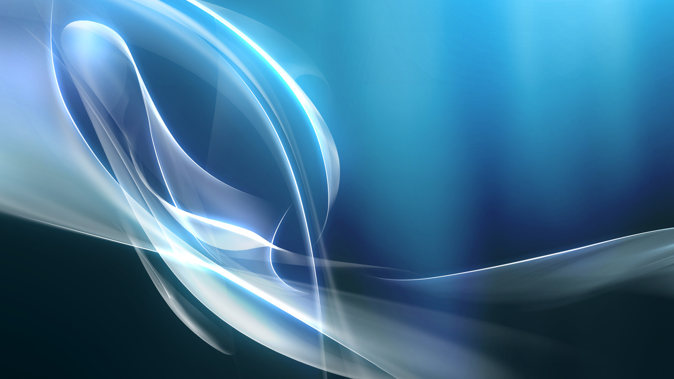 Обои синий, свет, линия, графика, лазурный в разрешении 2560x1440