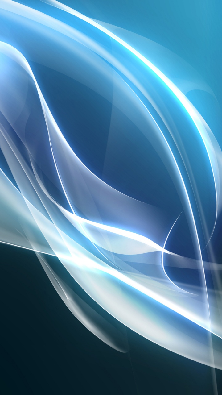 Обои синий, свет, линия, графика, лазурный в разрешении 720x1280